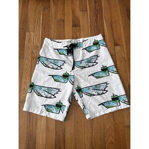 Andy Daris X Billabong Swim Trunks Recycler Series Men's Pelican Size 32